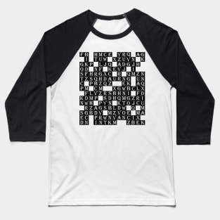 concert tees and the like crossword Baseball T-Shirt